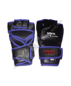Guantes de Boxeo MMA de Cuero Vacuno de 8 oz con Logotipo Personalizado, Medios Dedos, Ajuste Universal, Profesionales para Sparring y Competencia Deportiva - Product Image 1