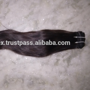 Shedding Free and Tangle Free Remy <b>Human</b> <b>Hair</b> Weaving.Best Thick End Raw Wafting - Product Image 2