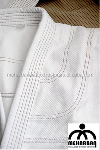 Conception personnalisée Jiu Jitsu Gi Kimono vêtements de sport pour adultes unisexe blanc/bleu/noir coton Jiu Jitsu patchs OEM Service disponible - Product Image 4