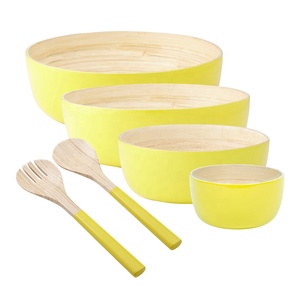 ชุดชามไม้ไผ่สีปั่นทำด้วยมือสำหรับงานแต่งงานปรับแต่งได้ตามต้องการ - Product Image 4