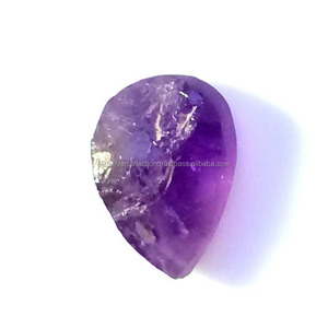 Piedras preciosas sueltas facetadas de corte de pera de amatista púrpura Natural piedras moradas de Color Natural para la fabricación de joyas 100% piedras de amatista reales - Product Image 2