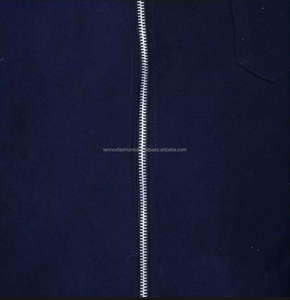 Couverture unie de haute qualité avec poche avant et fermeture éclair, logo imprimé personnalisé en coton pour hommes, collection de sweats à capuche du Bangladesh - Product Image 4