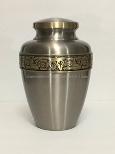 Urna Funeraria Doble de Bronce Estilo Americano para Adultos, Metalurn Brassware de Brassworld India - Product Image 3