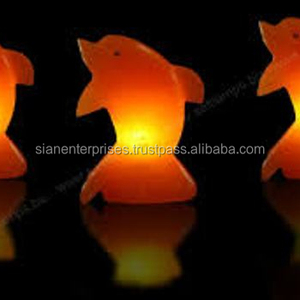 Lámpara de pie con forma de delfín para decoración del hogar, diseño de sal de roca Natural, las mejores empresas Sian - Product Image 4