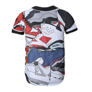 Camiseta de béisbol unisex sublimada, recién llegada, personalizada para equipos deportivos, 100% poliéster. - Product Image 2