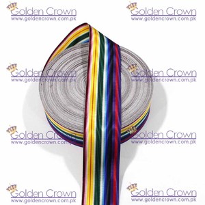 ริบบิ้นแพรต่วนลายคลื่นสีรุ้ง - Product Image 2