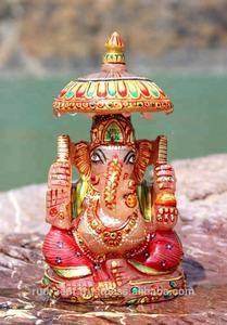 รูปปั้นแกะสลักหินโรสควอตซ์แกะสลักลายเทพกานีชา งานฝีมืออินเดียยอดนิยมประจำปี 2023 รับผลิตแบบ OEM - Product Image 3