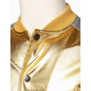 Wholesale New Fashion Arrival Men's Basketball Style Fancy Dark Brown Color Varsity <b>Jackets</b> for Sale - Product Image 5