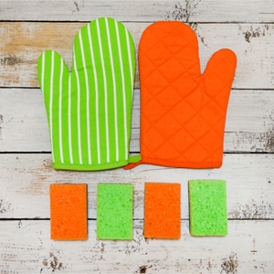 Mitaines de four de conception la plus récente Style uni en coton pour la cuisine et le four Fournisseur direct en Inde - Product Image 4