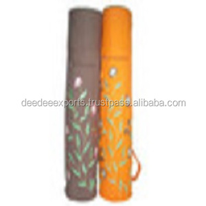 Sac polochon en tissu de coton imperméable OEM de haute qualité pour tapis de yoga couleur/taille personnalisée marque privée bas prix disponible inde - Product Image 3