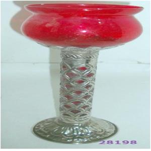 Soporte votivo de vidrio y latón con soporte en stock Tarifa mayorista de lujo muy barata - Product Image 2