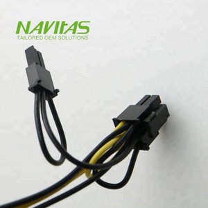 OEM PCI-e 6 + 2 Pin Molex 45559-0002 6Pin Connecteur GPU Graphics Câble d'Alimentation Assemblage - Product Image 5