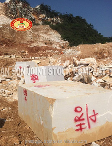 Bloque de mármol pulido moderno blanco puro para pisos de villas - Product Image 3