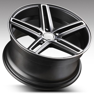 Jantes en alliage à cinq branches - Finition mat bronze poli 40 mm ET 100 mm PCD Ajustement universel - Product Image 4