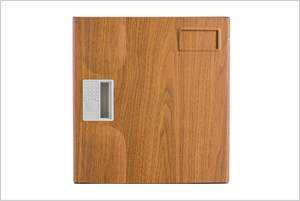 Large Size Wood grain ABS Plastic Worker Locker - Product Image 4