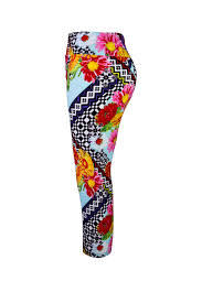 Leggings avec imprimé floral par sublimation pour femmes,, de haute qualité, design Fitness et Yoga, nouvelle collection - Product Image 4