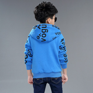 เสื้อแจ็กเก็ตฤดูหนาวสำหรับเด็กเสื้อสเวตเตอร์มีฮู้ดแบบสวมหัวเสื้อฮู้ดและเสื้อกันหนาวสำหรับผู้ชาย - Product Image 5