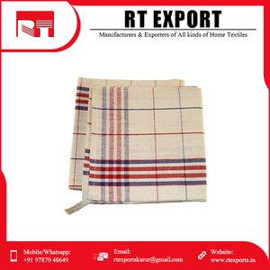 Ensemble de serviettes de cuisine brodées personnalisées de haute qualité 100% technique tissée en pur coton avec Offre Spéciale de logo personnalisé - Product Image 2