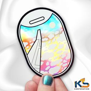 Personalizado extraíble impermeable vinilo portátil decorativo dibujos animados troquelado Impresión logotipo personalizado pegatina - Product Image 2