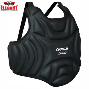 Protetor de peito para boxe, protetor de peito para treinamento de peito, mma, boxe, karate protetor do corpo por esportes elegantes