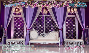 เทียนผนังด้านหลังสำหรับเวทีงานแต่งงานเวทีหลังเทียนตกแต่งผนังแต่งงานรับไฟเบอร์เทียนผนัง - Product Image 6