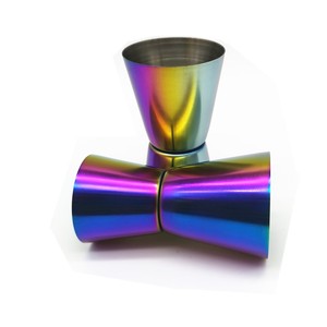 Manufacturer Wholesale Stainless Steel Modern Luxury Eco-Friendly Rainbow <b>Cocktail</b> Shaker Bar Set CE/EU Insulated Metal Bar - Product Image 4
