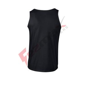 Camiseta sin mangas de gimnasio para hombre con logotipo personalizado 2021 de talla grande y diseño transpirable - Product Image 3