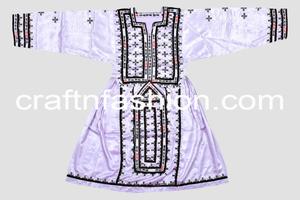 Vestido tradicional étnico Balochi hecho a mano, vestido étnico Kuchi Hippie tradicional Frock - Vintage Balochi hecho a mano Kuchi - Product Image 6