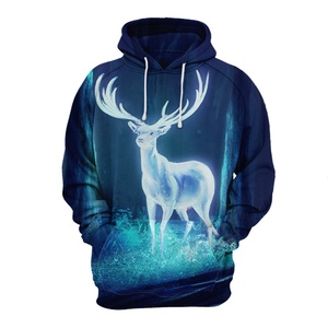Sudaderas con Capucha para Hombre, Estilo Invernal, Antiarrugas, Impermeables, Bordadas, Tejidas, de Poliéster/Algodón, Sublimadas - Product Image 1