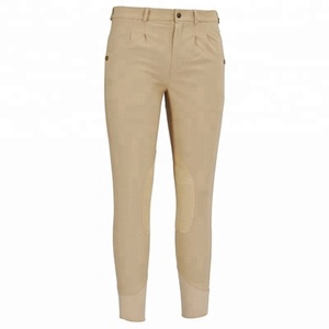 Pantalones de competición de equitación de talla personalizada para hombre, ropa ecuestre hecha de nailon y LICRA de exportador directo - Product Image 6