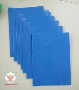 Sacchetti di plastica confezionati per il trasporto di zaini in PE con manico fustagliato per piccole imprese prezzo di fabbrica - Product Image 6