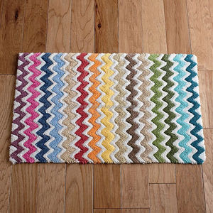 Alfombra de baño de algodón 100% colorida antideslizante antibacteriana de moda con proveedor de patrón peludo - Product Image 1