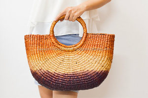Sac à main en jacinthe d'eau colorée de haute qualité - Product Image 2