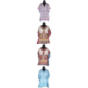 Caftan court Imprimé Ponchos Kimono Prix de Gros - Product Image 2
