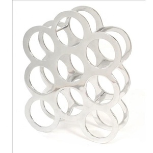 Estante de aluminio para botellas de vino, soporte para vino - Product Image 3