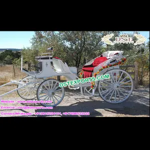 Englisch Hochzeit Vis a Vis Pferde kutschen Traditionelle indische Hochzeit Pferde kutschen Royal Horse Drawn Carriages Hersteller