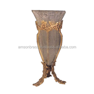 แก้วแตกขาตั้งอลูมิเนียมแบบกิ่งไม้สำหรับตกแต่งเชิงเทียนเชิงเทียนเชิงเทียนแก้วโหลเทียนออกแบบได้ตามต้องการ - Product Image 1