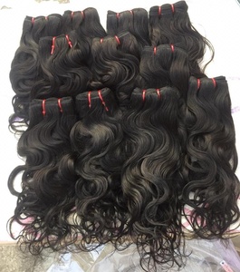 La fábrica Nandee House ofrece los mejores precios de proveedor, extensiones de cabello Remy virgen indio, cabello humano alineado con rizos italianos de Color Natural - Product Image 5