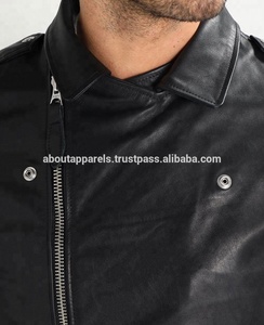 Chaqueta de Cuero de Motociclista de Piel de Cordero Genuina, Transpirable, Elegante, Hecha a Medida, al por Mayor, Nueva Moda 2026 - Product Image 4