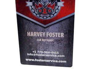 Fait sur commande imprimé UV en aluminium en métal carte de visite - Product Image 2