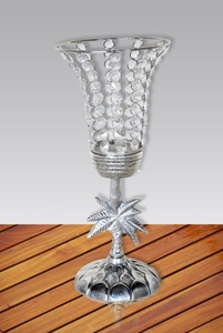 Portavelas de bola de cristal de aluminio de alta calidad para el hogar, oficina, bodas y decoraciones navideñas - Product Image 4