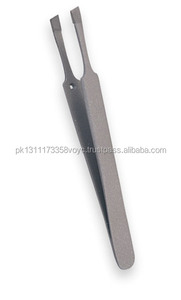 Pinzas para cejas y maquillaje, pinzas para la depilación, volumen, acero inoxidable, alta calidad, color sólido, logotipo personalizado, venta al por mayor - Product Image 6