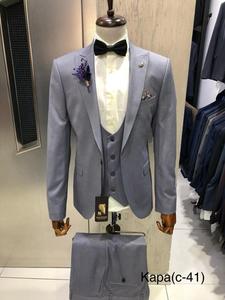 Nuevo Producto al por mayor Nueva Llegada Moda Hombres Slim Fit Trajes Hombre BusinessTuxedo Trajes de boda para hombres - Product Image 4