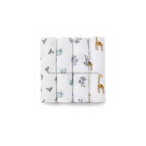 Langes en mousseline pour bébés, garçons et filles, couvertures pour enfants, fabrication indienne, nouvelle collection 2017 - Product Image 1