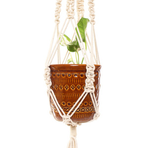 Colgadores de Macramé de Alta Calidad para Plantas, Colgadores de Cuerda para Plantas, Colgadores de Madera para Plantas - Product Image 3