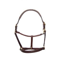 Alta calidad genuino negro tambor teñido cuero inglés sillín cosido a mano equitación latón Halter fabricado directamente - Product Image 5