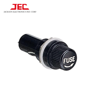 Porte-fusible JEC Taiwan JF-207 5x20mm 6x30mm 250VAC 10A 6.3A -10°C~70°C Boîtier PBT 94V0, bornes en alliage de laiton, haute qualité