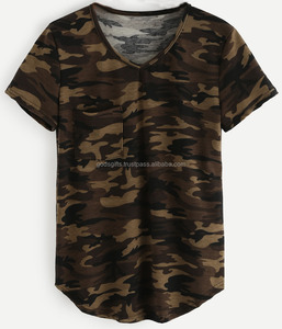 เสื้อยืด unisex เสื้อยืดผ้าฝ้ายหลากสีพิมพ์โลโก้ตามสั่งคอวีขนาดใหญ่พิเศษปักลายขนนกไม้ไผ่ช้อปปิ้งออนไลน์ - Product Image 5