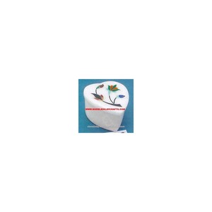 Manufacturer And Supplier Of Best Quality Decorative <b>Heart</b> <b>Shape</b> white Marble Inlay Jewelry <b>Box</b> - Product Image 1