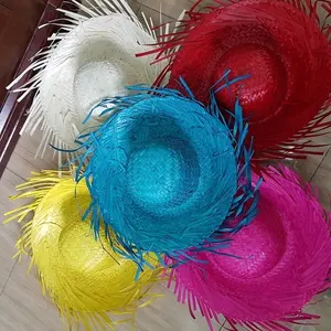 라피아 밀짚 레이디 패션 모자 공장 도매